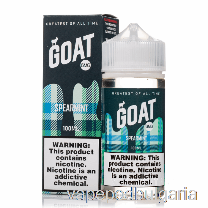 Vape Течности Spearmint - Goat E-liquid - 100ml 0mg